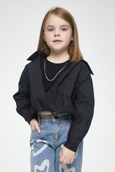 Рубашка G-SH25019 (черный, 152)