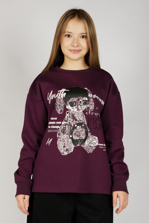 Джемпер G-SW26456 Miasin (темно-фиолетовый, 134-164)