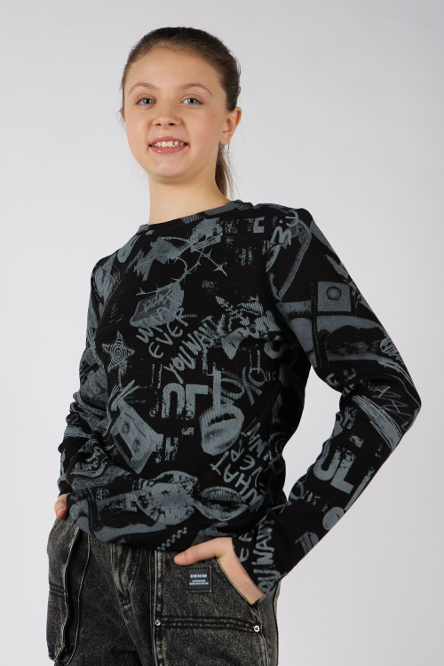 Лонгслив G-TN25422 Miasin (Черный, 134)