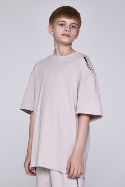 Футболка B-TS35195 (Светло-бежевый, 140)