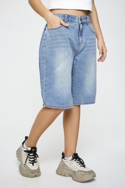 Шорты B-JN35181 (Джинсовый, 140)