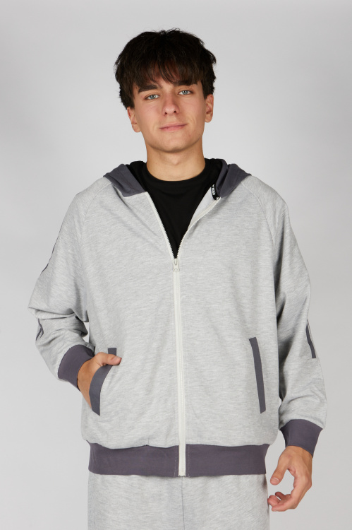 Толстовка на молнии B-HDZ36254 Miasin (Серый, 122-134 (3 шт.))
