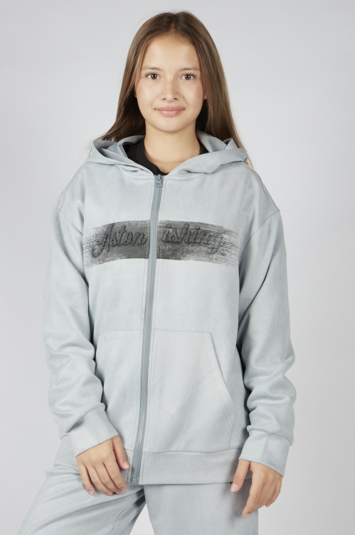 Толстовка на молнии G-HDZ26019 Miasin (Серый, 164)