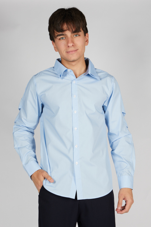 Рубашка B-SH36205 Miasin (Голубой, 140-170 (6 шт.))