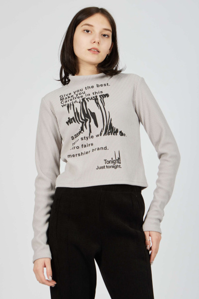 Лонгслив (Серый, 140)