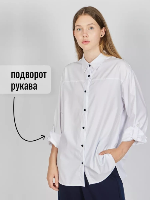 блузка WBG-SH63687-Белый Martkin