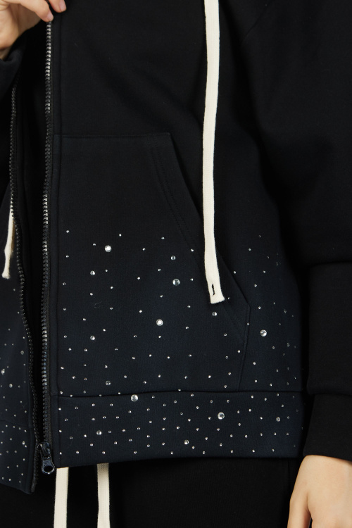 Толстовка на молнии G-HDZ25406 (Черный, 134-164)