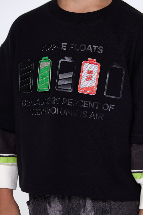 Джемпер B-SW35023 (Черный, 110-134)