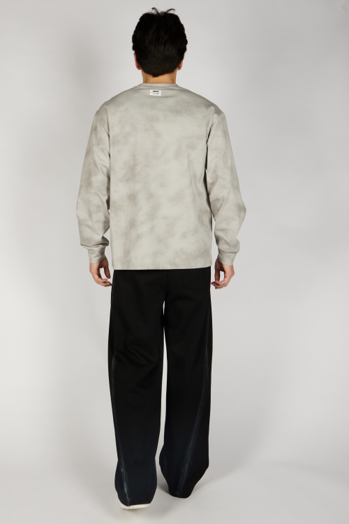 Лонгслив B-SW36444 Miasin (бело-серый, 140-170)