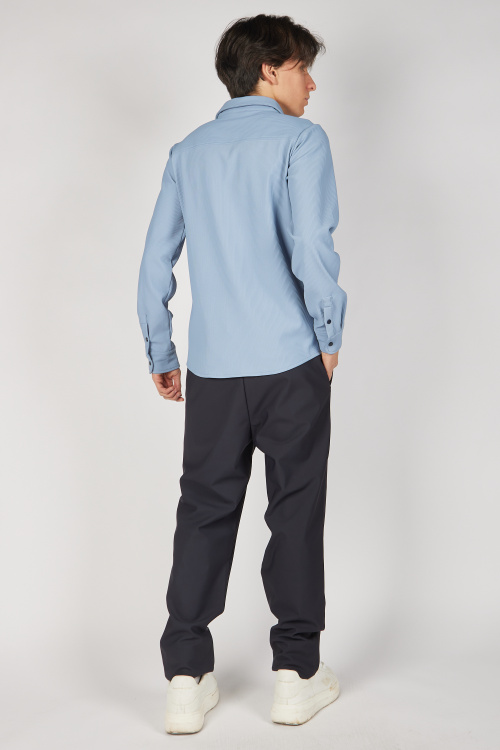 Рубашка B-SH35231 (Голубой, 176)