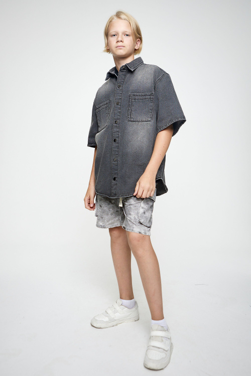 Рубашка B-SH35123 (черный, 170)