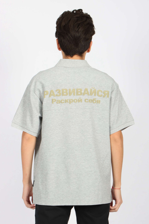 Поло B-PL34418S (серый, 176) Miasin