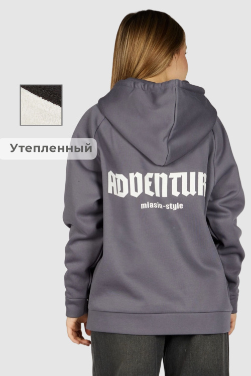 Толстовка на молнии G-HDZ26514 Miasin (темно-серый, 134-164)