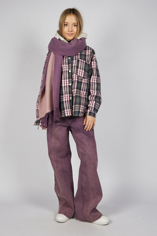 Шарф A-SC55626 Miasin (грязный сиреневый, Унив. (3 шт))