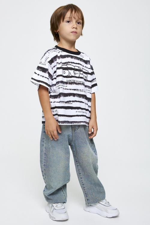 Джинсы B-JN35188 (Джинсовый, 134)