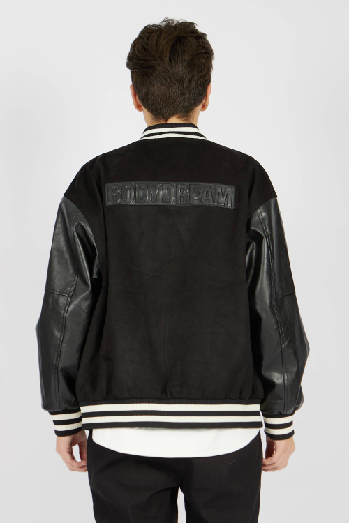 Бомбер B-JCK34478 (черный, 176)