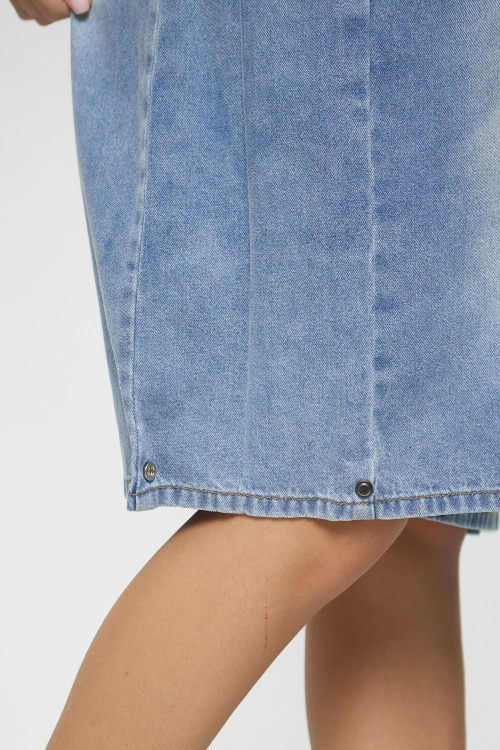 Шорты B-JN35181 (Джинсовый, 140)