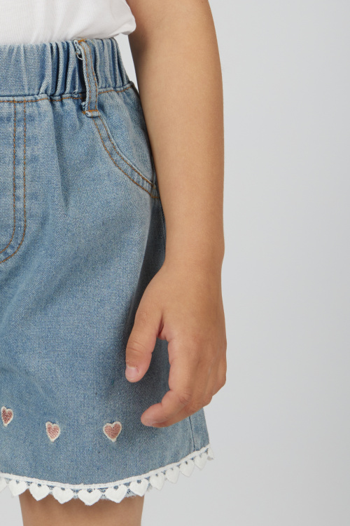 Шорты G-JN26131 Miasin (джинс. синий, 130)