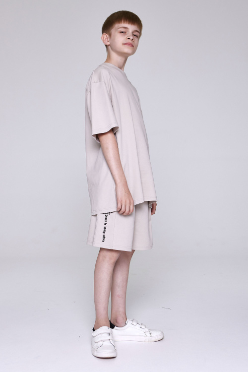 Шорты B-TR35196 (Светло-бежевый, 140)