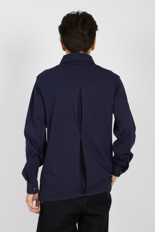 Рубашка(Маркировка) B-SH34408 (Синий, 158)