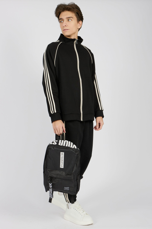 Толстовканамолнии B-HDZ34472A (Черный, 140)