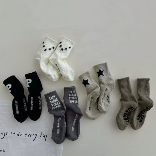 Носки A-NS56801 Miasin (ассорти (бел./ сер./ кор./ беж./ чер.), S (5 шт.))