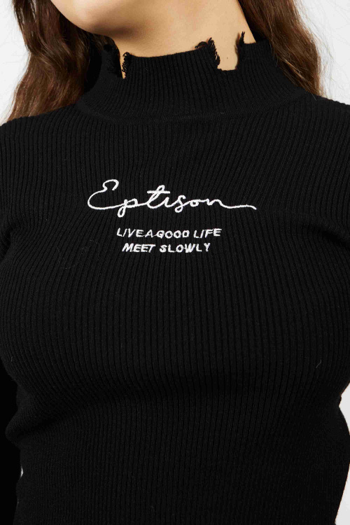 Лонгслив (Черный, 170)