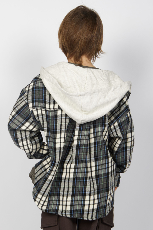 Рубашка B-JCK35495 Miasin (Черно-белый, 164)