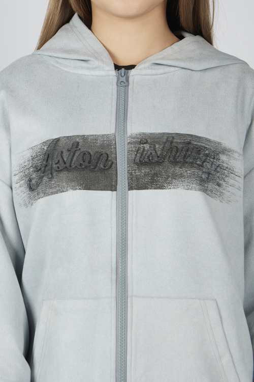 Толстовка на молнии G-HDZ26019 Miasin (Серый, 164)