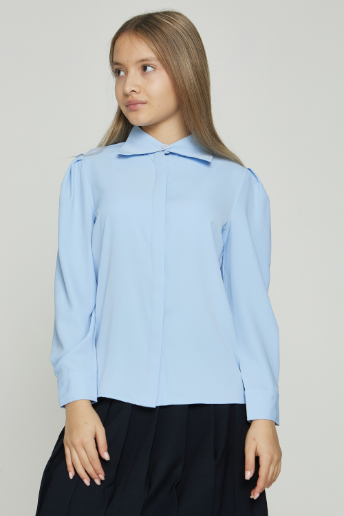 Блузка G-SH25287 (Голубой, 134-164)