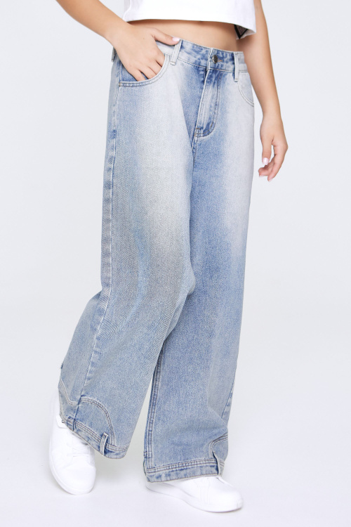 Джинсы B-JN35159 (Джинсовый, 140)