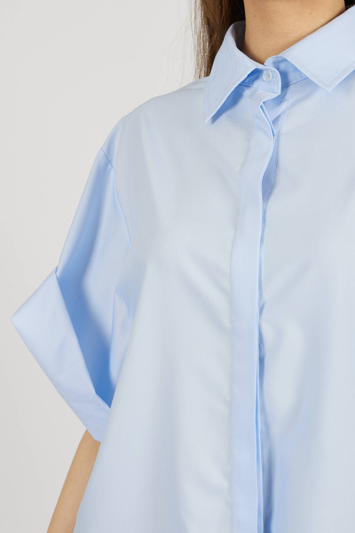 Блузка G-SH24427S (Голубой, 164)