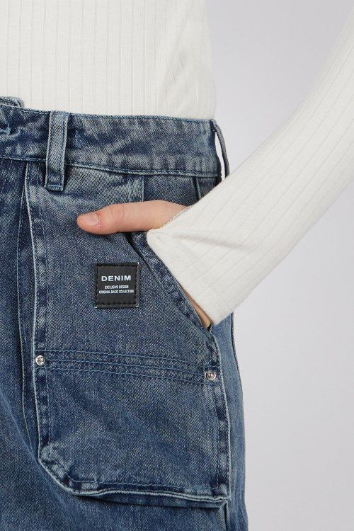 Джинсы G-JN25455 (джин. синий, 134-164)