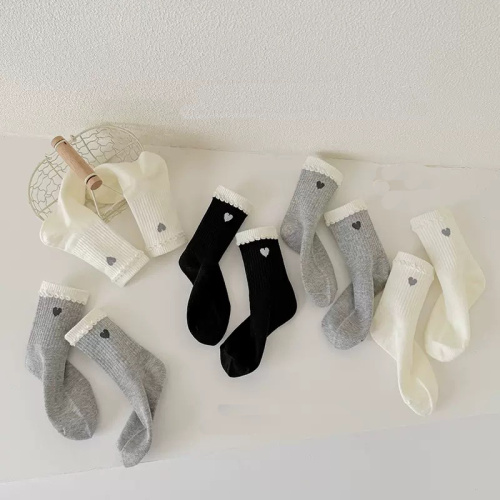 Носки A-NS56802 Miasin (ассорти (бел./ сер./ чер.), S (5 шт.))