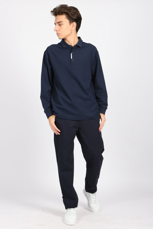 Поло B-PL34439 (Синий, 134)