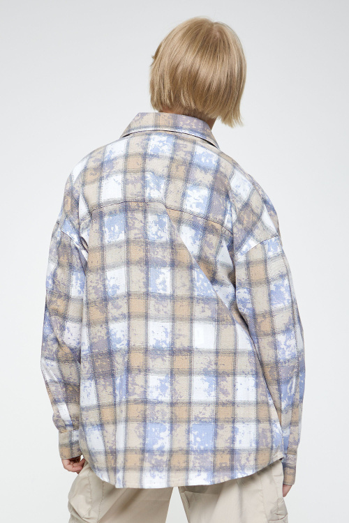 Рубашка B-SH35141 (бежевый, 140)