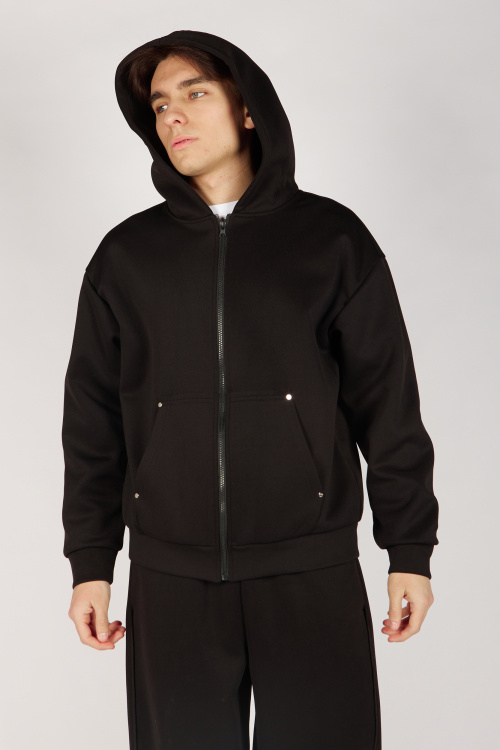 Толстовка на молнии B-HDZ36469 Miasin (Черный, 140-170)