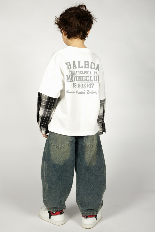 Лонгслив B-SW36418 Miasin (Белый, 100-140)