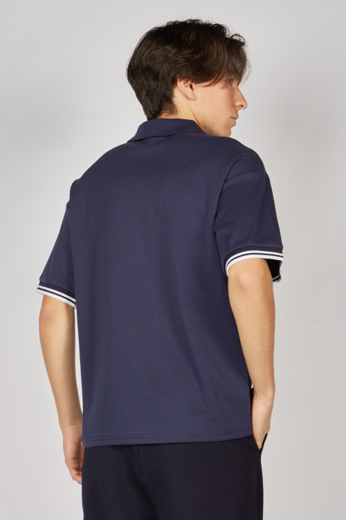 Поло B-PL35249 (Синий, 140)