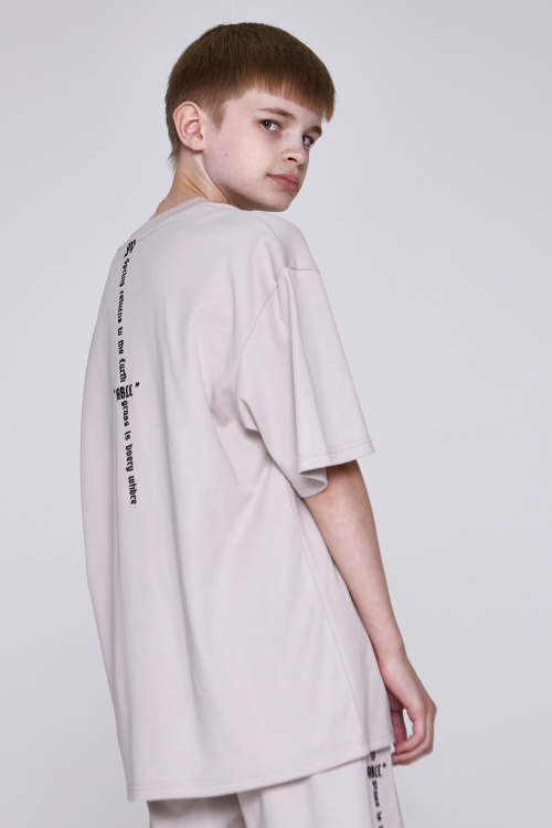 Футболка B-TS35195 (Светло-бежевый, 146)