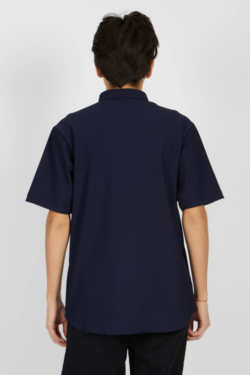 Рубашка B-SH34406S (Синий, 140)