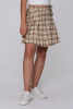 Юбка G-SK25172F (Бежевый в клетку, 134-164)