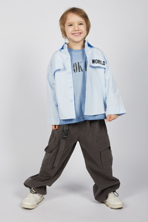 Брюки G-TR25481 (Серый, 104-128)