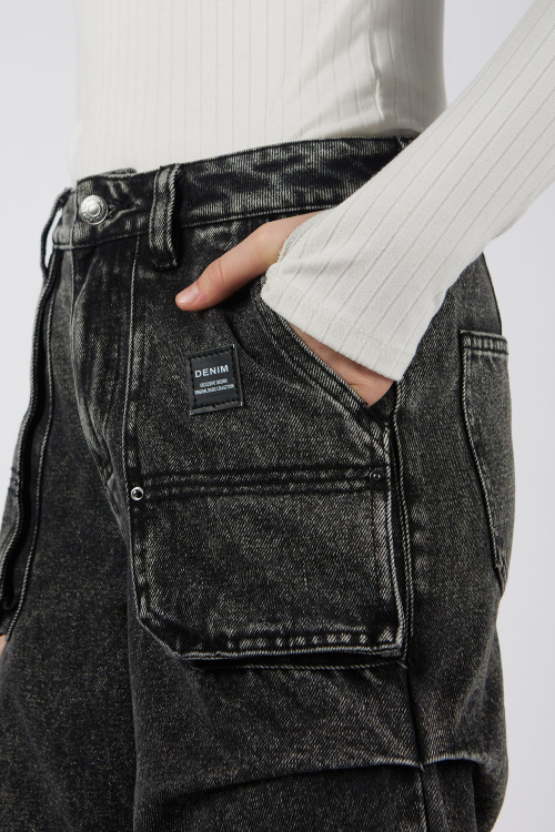 Джинсы G-JN25455 (джин. черный, 134-164)