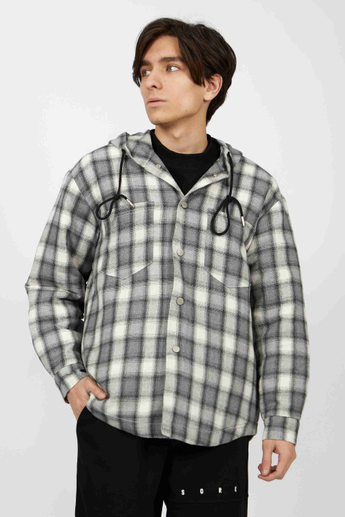 рубашка B-SH34673 (Черно-белый, 158) рубашка B-SH34673 (Черно-белый, 158)