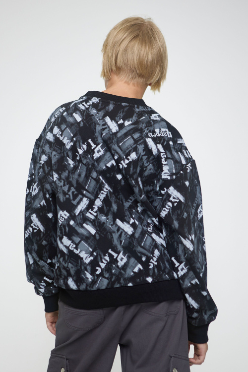 Джемпер B-SW35111 (черный, 140)