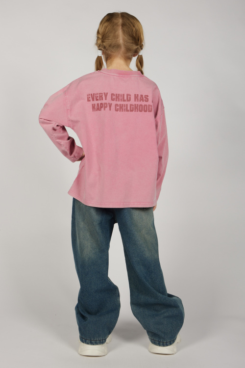 Лонгслив B-SW36441 Miasin (Розовый, 100-140)