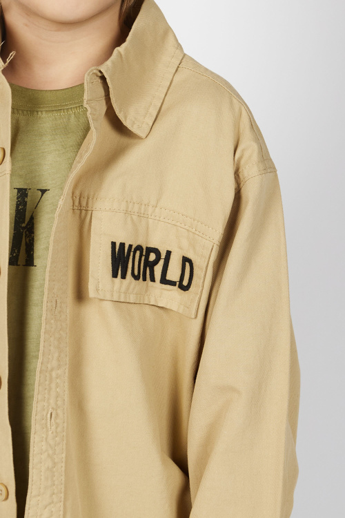 Рубашка B-SH35491 Miasin (Бежевый, 110)