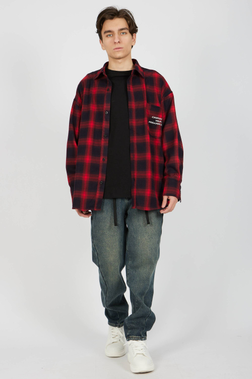 Рубашка (Красный, 140)