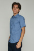 Рубашка B-SH35215S (джин. синий, 122-134)